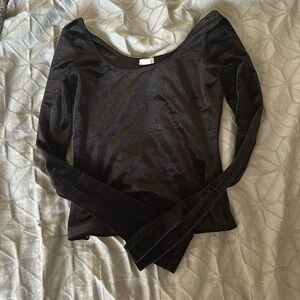 Velvet long sleeve from garage